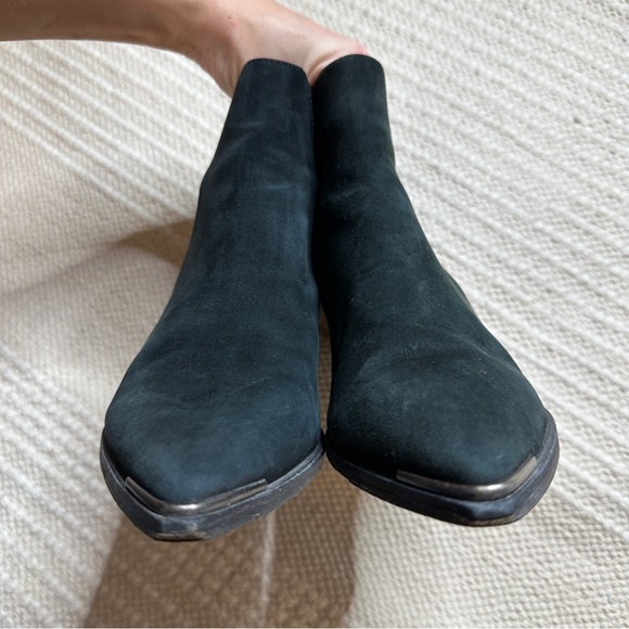 ACNE STUDIOS black suede leather Jensen pointed toe Chelsea boots 37 - Picture 5 of 12